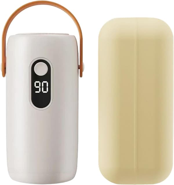 Mini bærbar foldbar elektrisk tørretumbler med smart timer til hurtig tørring. Opbevaringsskab til hjemmet med tørrepose og vintertilbehør.