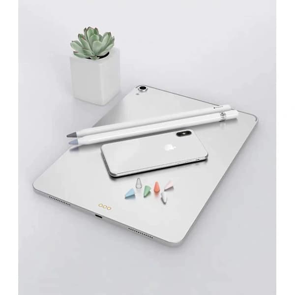 Compatible with Apple Pencil Tips, 2nd Generation Replacement Nibs, Silicone Tips, iPad Pen Cover.