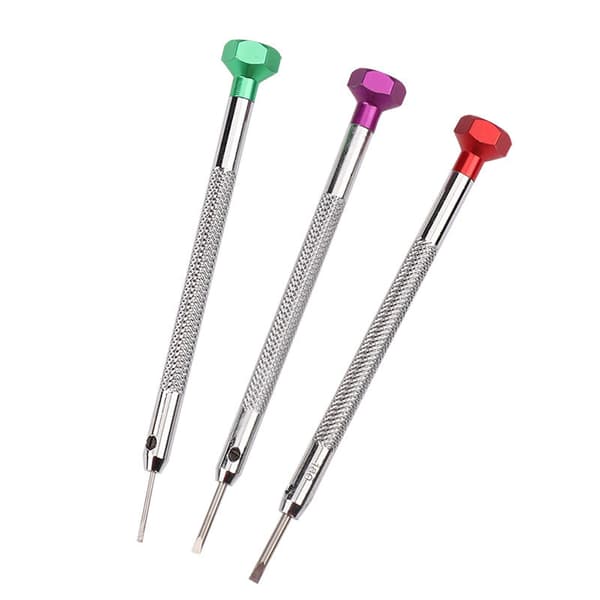 5 Pcs Precision Screwdrivers - Slotted Screwdriver - Watchmaker Repair Tool - 0.8-1.6 mm