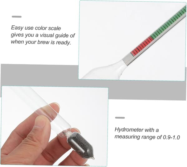 Hydrometer Sugar Scale Original Measuring Tool for Homebrew and Wine