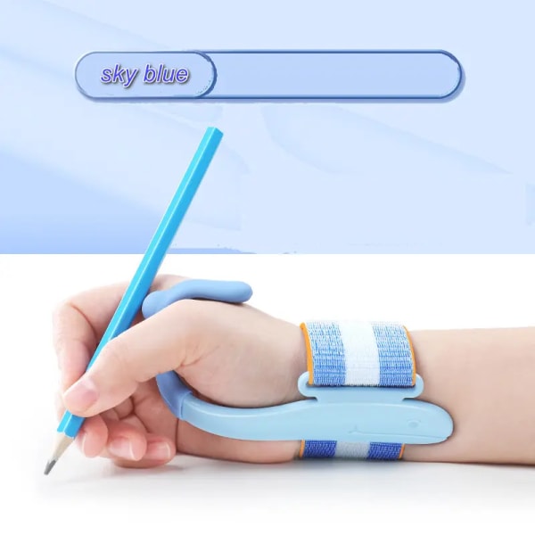 Penngrepp Kulspetspenna Korrigering Penngrepp för original pennhållare skrivkorrigeringsenhet för barn, vuxna, höger- och vänsterhänta