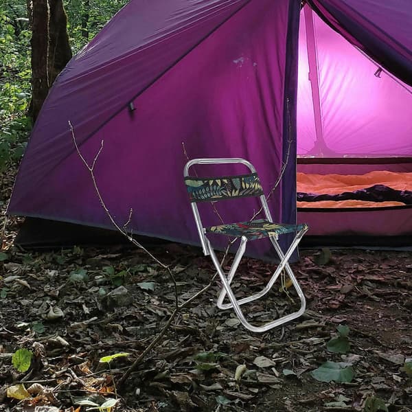 Sammenklappelig stol til camping Bærbar sammenklappelig grillstol