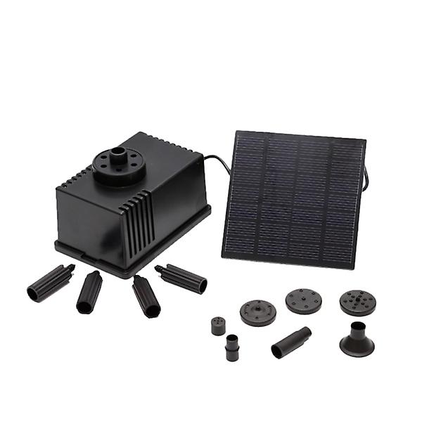 7 V Mini Solvattenpump Solvattenpumpssats Solcellsdriven Fontänpump SolträdgårdsfountainSvart11*11 Black 11*11*9cm