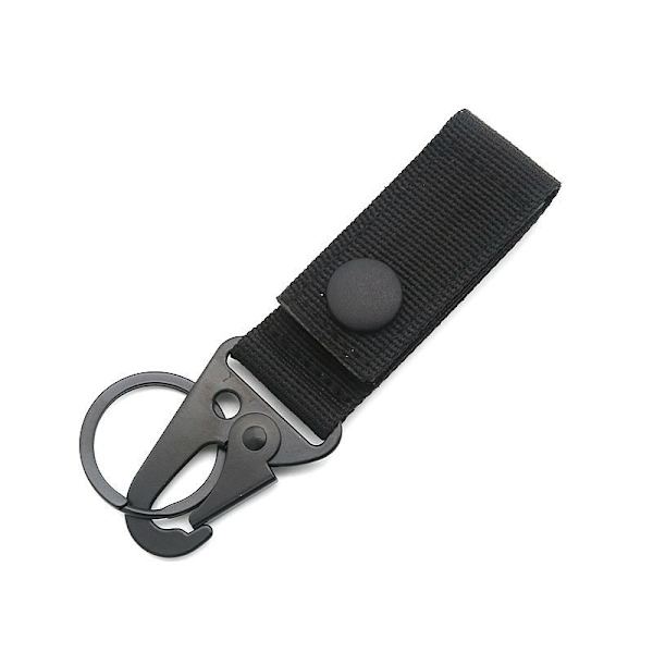 4 stk. Forstørrede Munde Klips Hæk Heavy Duty Snap Hooks Sling Klips til Paracord Udendørs Taske Rygsæk - Fire farver