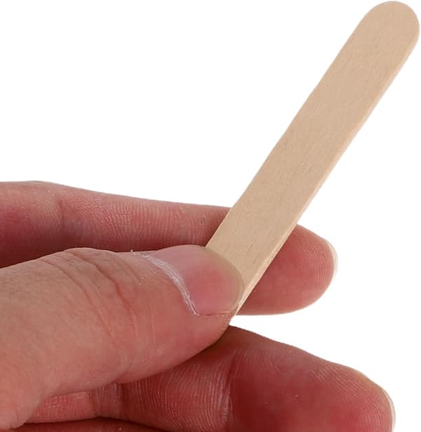 1000 stk naturlige trehåndverkspinner 65 mm små ispinner