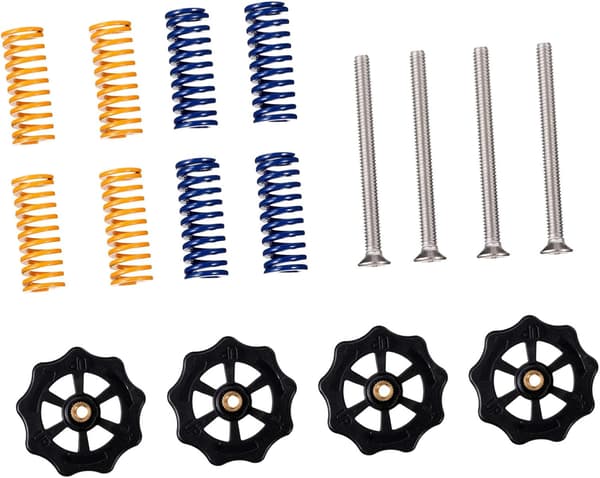Printer Parts Compression Springs Hand Nuts Leveling Nuts for Ender Hot Bed Leveling