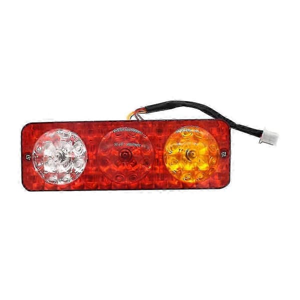 2x 12V Electric Tricycle Semi-Enclosed Taillight Indicator Lamp [DB]