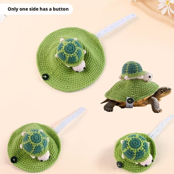 Knitted Pet Turtle Sweater, Hand-Knitted Turtle Jumper, Cute Warm Shell Outfit, Turtle Clothes