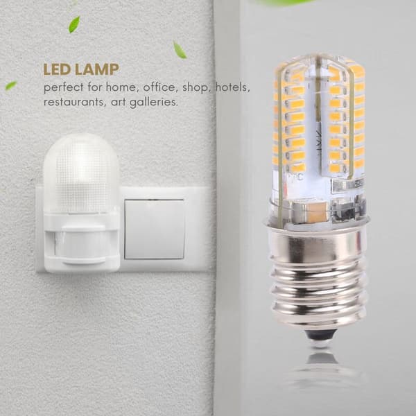 E17 Base 5W 64 LEDs LED Bulb 3014 SMD Warm White AC 110V-220V