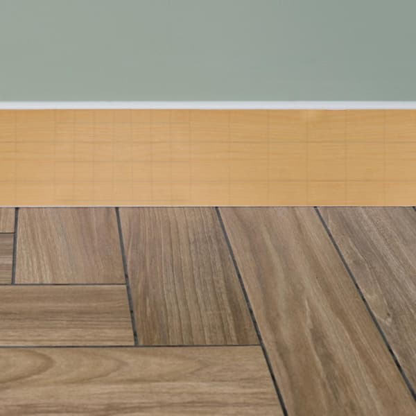5m Self-Adhesive Baseboard Wall Stickers for Skirting Boards, Flexible PVC Trim