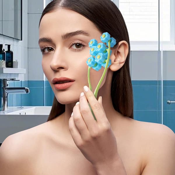 Facial Massager Roller, Y-shaped Relaxation Tool - Manual Relaxation Device (DB)