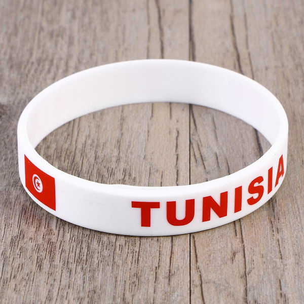 6 st Land Silikon Armband Mode Sport Armband (tunisien) Tunisien Tunisia