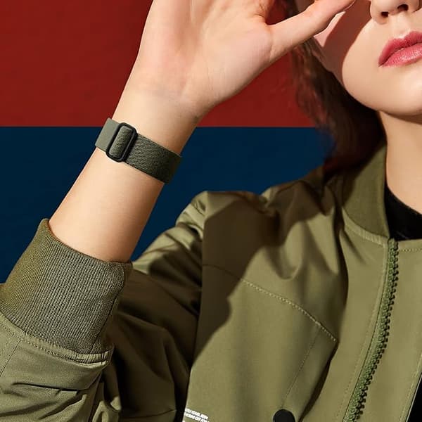 3-pakning elastisk Solo Loop kompatibel med Apple Watch Band 44mm 4