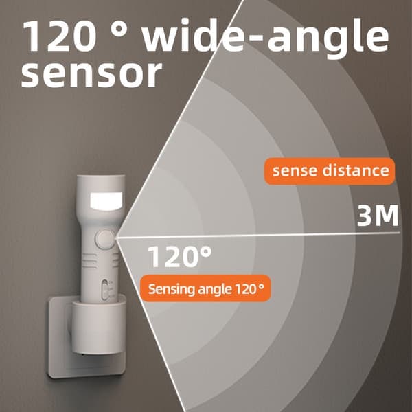 Night Light - Motion Sensor Night Light - Smart Bedside Lamp - Rechargeable Model Meets European Standards [Ho]
