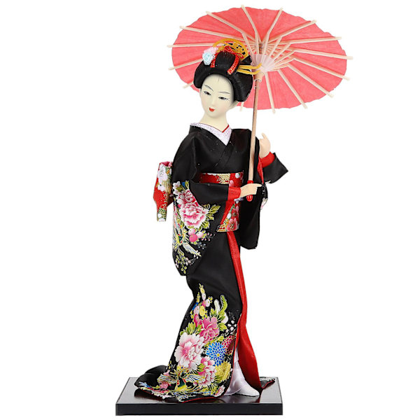 Japanilainen Koti Sisustus Kimono Geisha Maiko Nuken Antiikki Japanilaiset Nuket Kimono Nuken Leikki Kimono Nuken Hahmo Japanilainen Nuken Veistos 28.5x12.5cm 28.5x12.5cm