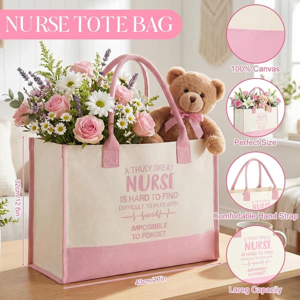 7 st sjuksköterskepresenter för kvinnor Pink