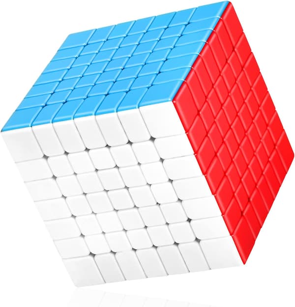 Speed Cube 7x7 klistremerkefri, Magic Cube 7x7x7 Speed Cube, Puslespill Barn & Voksne