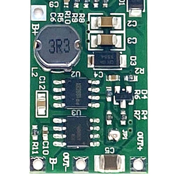 DC UPS afbrydelsesmodul 3.7V lithiumbatteri opladning og afladning boostmodul 9V nedbrydnings boostmodul