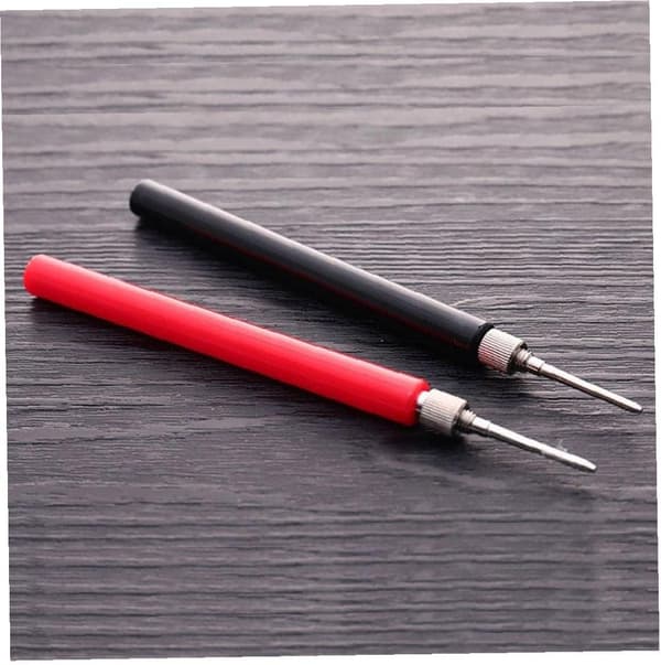 Multimeter -teststift 4pcs 2mm Testsonden Nadelspitze Edelstahlstift -stiftsonden Für Voltmeter -