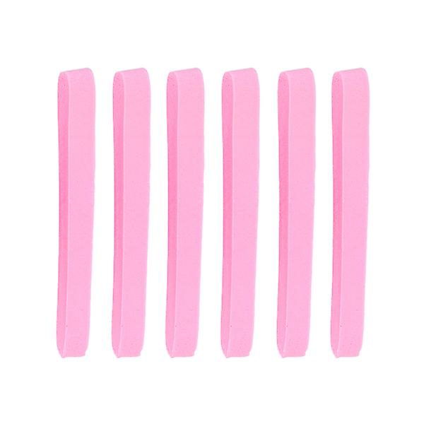 60 st Bärbara pulverrengöringspuffar Kompressionssminkstänger Ansiktskosmetikaborttagningsdyna för kvinnor Pink