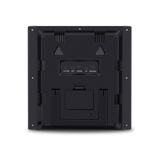 Large Digital Wall Clock with Date and Temperature