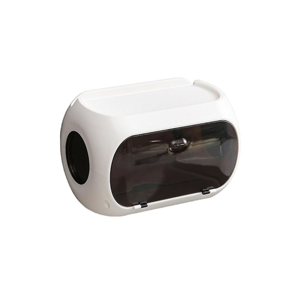 Roll Paper Box Toilet Paper Holder Roll Paper Stand Toilet Paper Box Tissue Paper BoxBlack22*14*14cm