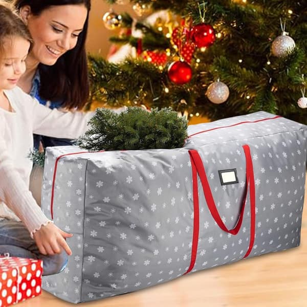 165x38x76cm Christmas Tree Storage Bag Christmas Tree Storage Container Christmas Tree Storage Bag with Zipper Artificial Christmas Tree Storage Bag