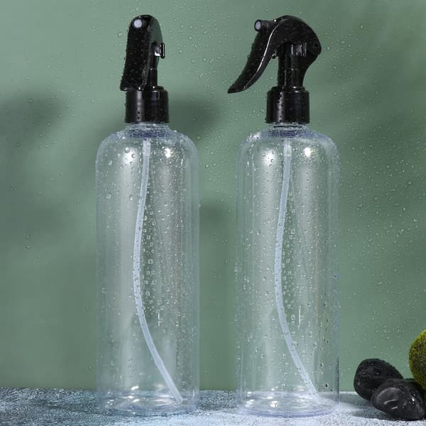 5-pakning 500 ml plastsprayflasker, gjenbrukbar tåkevannsprøyte for planter