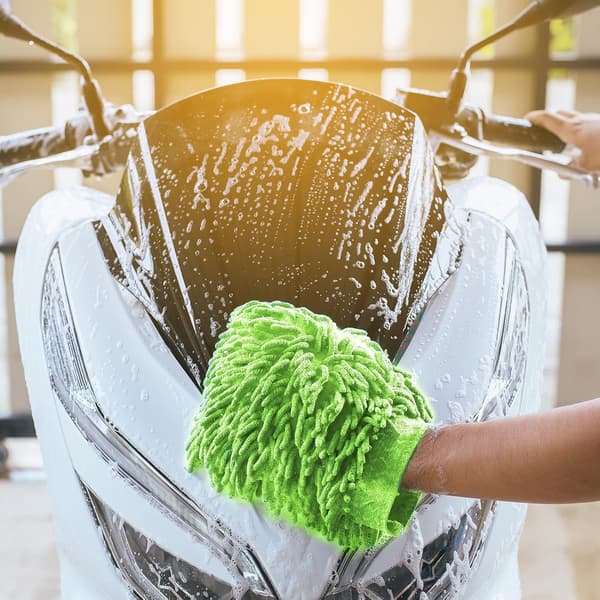 6 st mikrofiber dammhandskar mikrofiber tvättbara dammhandskar biltvättvante för lövrengöring