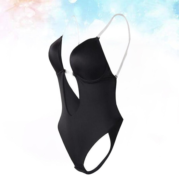 Kvinners Ryggløse Korsett Usynlig Shapewear Praktisk Slankende Formende BH Korsett Svart Størrelse XlBlackS Black S