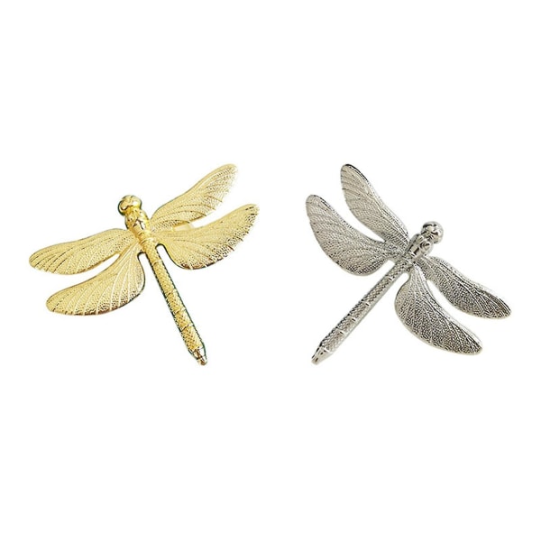 12 stk. Dragonfly Servietringe Guld DIY Hotel Bryllup Banket Bordvisning Metal Servietspænde Christ