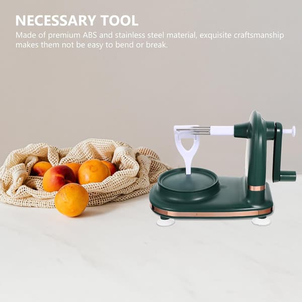 Manual Fruit Peeler Hand-cranked Kitchen Peeling Tool for Pears and Fruits