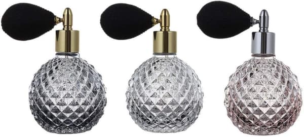 Refillable Perfume Bottle, 100ml Retro Style Refillable Perfume Bottle, Glass Perfume Bottle