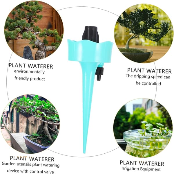 Adjustable Automatic Watering Drippers for Garden and Potted Plants, Sturdy Lawn Watering Spikes, Precise Watering