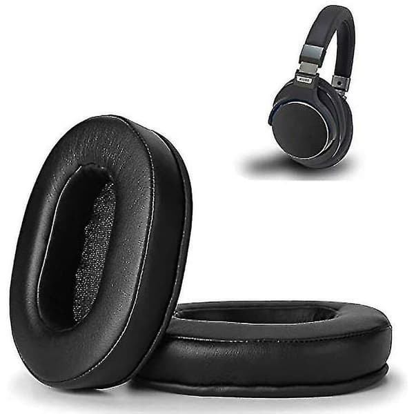 Erstatningsørepuder til Ath M50x passer til Audio Technica M40x M30x Sort