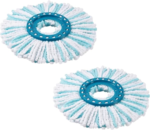 2-pack Replacement Mop Heads Compatible with Leifheit Microfiber Highly Absorbent For Delicate Hard Floor Cleaning Spare Parts