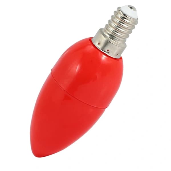 5X LED-lamper Røde Lykkelys Gud Lys Energisparelampe, E14