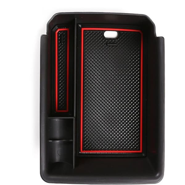 For Audi A3 2021 Biltilbehør Interiørdekorasjon Sentral Armlene Organizer Oppbevaringsboks Beholder