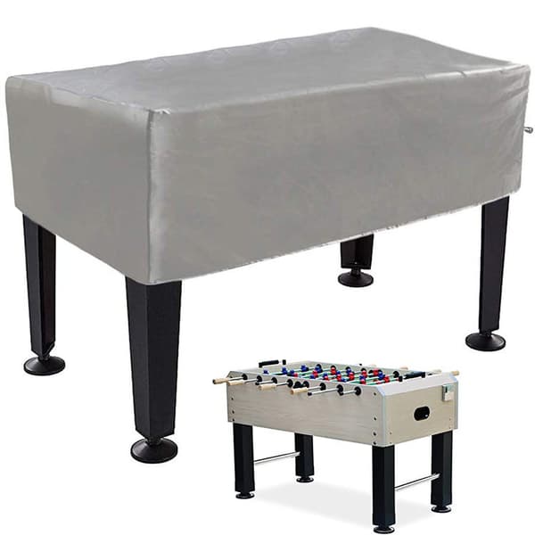 Silver Foosball Table Cover, Foosball Table Cover Waterproof Foosball Table Cover Rectangular Foosball Table Cover