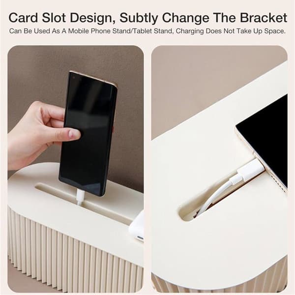 Cable Management Box for Hiding Power Strips | Home Office Cable Management Solution