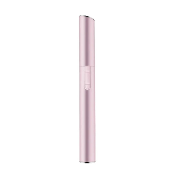 Smertefri Bærbar Elektrisk Skraber til Øjenbryn Læber Ansigt Dun Batteridrevet (Pink)