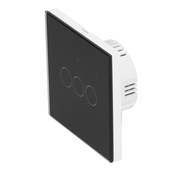 Til Tuya Zigbee Lysafbryder 3-gangs EU Fjernbetjening Touch
