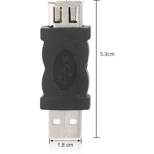 eightnice Firewire Ieee 1394 6-benet hun til USB han han-konverter (2 stk)