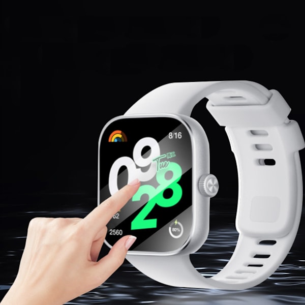 PMMA Composite Hot-Bent Screen Protector compatible with Apple Watch SE3 44mm (2-Pack)