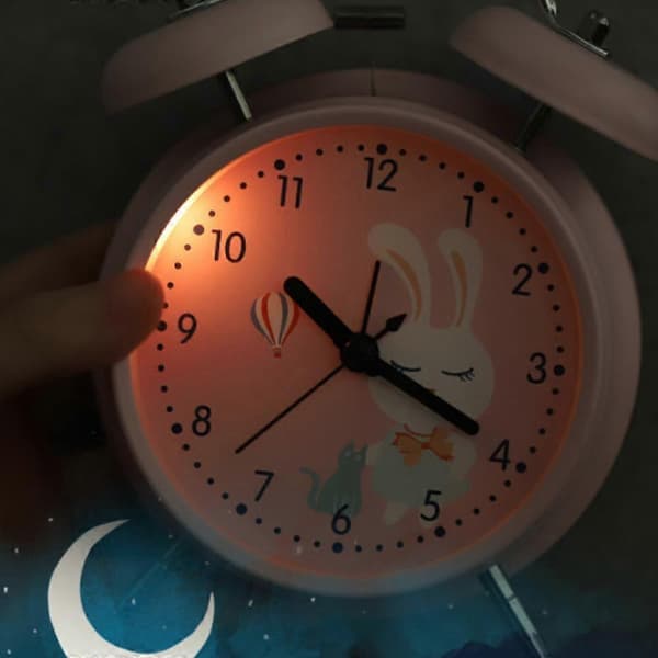 SAYTAY Bedroom Alarm Clock, Cute Alarm Clock, Student Dormitory Decoration Desk Clock