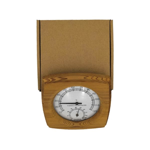 Termometer / hygrometer, innendørs tre 2-i-1 for badstue badstue termo-hygrometer termometer