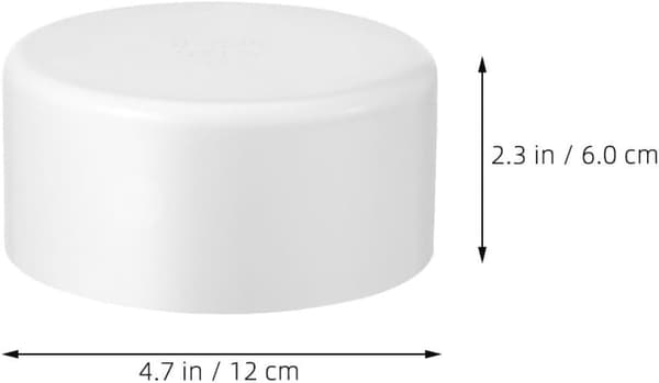 PVC Pipe End Cap 110mm White Protective Replaceable Pipe End Cap Fitting