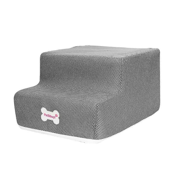 Pet Stairs, New Breathable Mesh, Foldable, Removable Bed, Ramp for Cat and Dog, 2 Steps