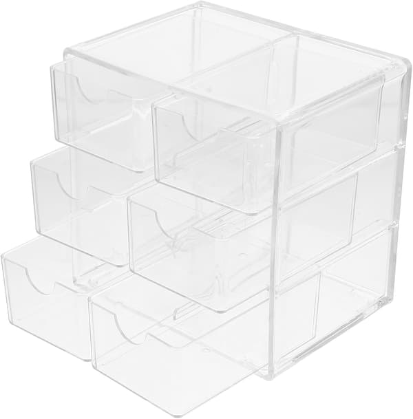 Stabelbar skuffe makeup-organisator skuffer til kosmetik og småting