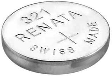 2 x RENATA 321 klockbatterier – SR616SW – silver 1,55v [Energiklass A+++]